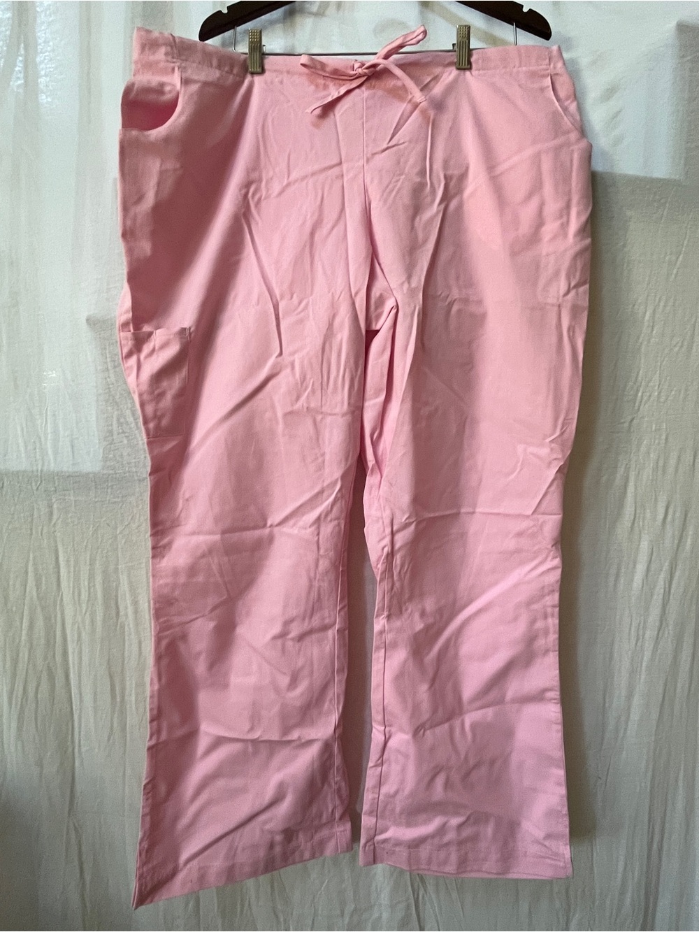 Peaches Uniforms Light Pink Drawstring Scrub Pants